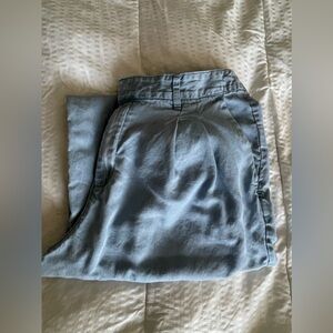 GAP Wide Leg Chambray Trouser